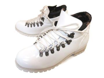 1円~C051新品Conlar Eve撥水加工/編上げマウンテンブーツブーツS⇒25a白♂