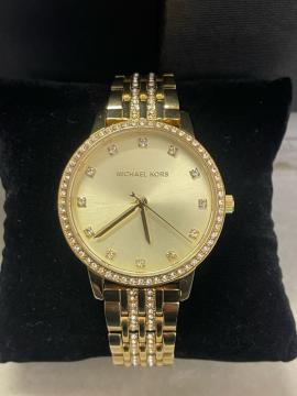 �y�ғ��i�zMICHAEL KORS �}�C�P���R�[�X ���f�B�[�X�r���v �S�[���h �X�g�[������ MK-4368 �N�H�[�c�r���v�r���v