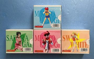 ガオガイガー フィギュア 4種 4個 セット レジン キャスト ガレージ キット 卯都木命 2種と スワンホワイト 磯貝さくら