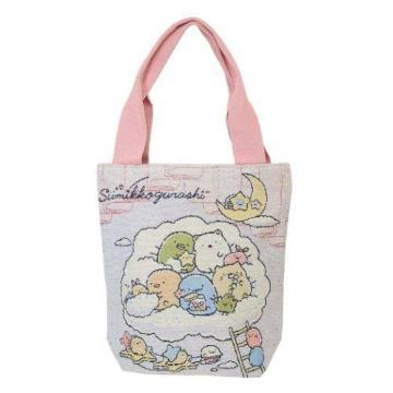 【30%OFF】 すみっコぐらし ゴブラン織り トートバッグ 縦型トート 手提げ トート A