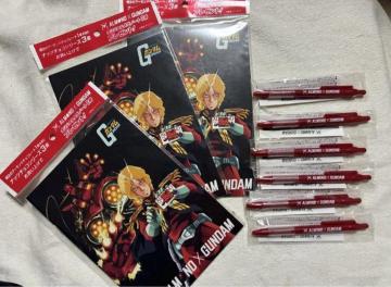 ALMOND�~GUNDAM�@A5 �m�[�g 3���� �{�[���y�� 6�{�@���v9�_�Z�b�g�@�@�A�[�����h�@�K���_���@���� �����z��