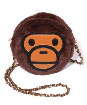 BABY MILO FUR SHOULDER BAGxr[}Ct@[V_[obOa bathing ape`F[obO