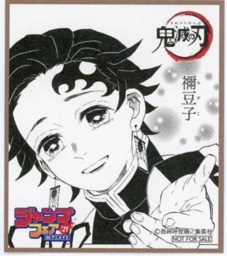 鬼滅の刃 ミニ色紙 竈門炭治郎