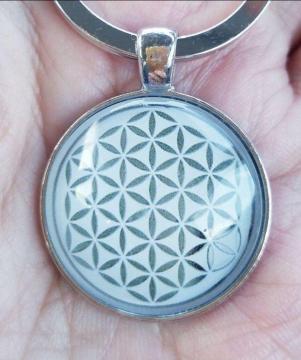 �_���􉽊w�͗l�t�����[�I�u���C�t �L�[�z���_�[