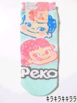 New》不二家/ペコちゃん(ミルキー)★アンクル丈ソックス*靴下@<23〜25cm>