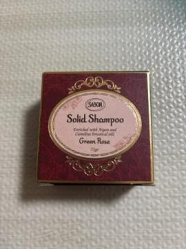【新品未開封】SABON★ソリッドシャンプー グリーン・ローズ  サボン