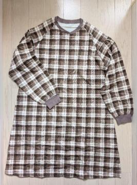 160★GITA★チェック柄カットソーワンピース★新品★送料無料