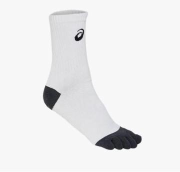 ASICS 5�{�w�O���b�v�\�b�N�X �u�����A���g�z���C�g L 27-29cm �A�V�b�N�X �O���b�v �\�b�N�X �C�� �z���C�g ��