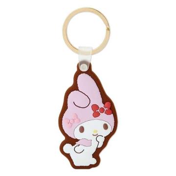 《New》マイメロディ(アイシングクッキー風)★鍵をひとまとめキーリング/バッグチャーム