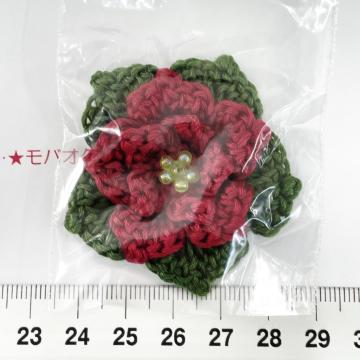 3*ハンドメイド♪ポインセチア風モチーフ 15