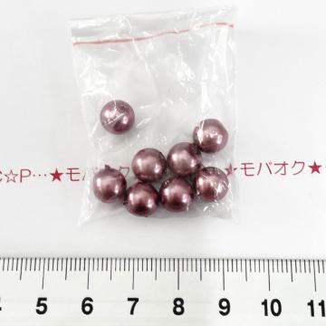 3*ガラスビーズ パール色 22