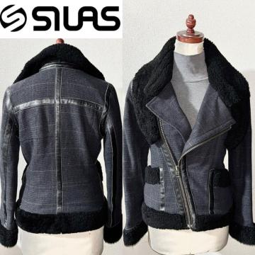 ���i SILAS �T�C���X �艿4���~�� �r�v ���[�g�� �є� ���C�_�[�X �W���P�b�g �~���^���[ B-3 �X�g���[�g�C�O�u�����h