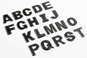 組み合タイプカーボン調ロゴエンブレム