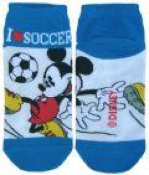 《New》ミッキーマウス/ディズニー(サッカーデザイン)★アンクル丈ソックス*靴下<22〜24cm