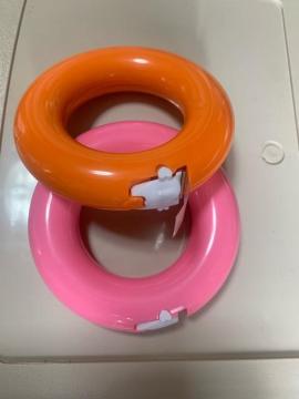 テープカッター オレンジとピンク各一個セット