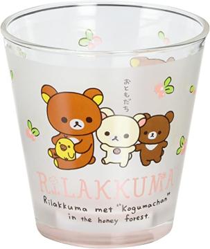 《New》リラックマ★かわいくてオシャレ・ガラスコップ/フロストグラス<箱付>
