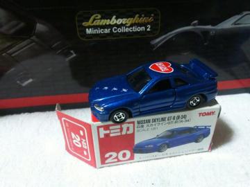 P&S 岡谷特注 赤箱 スカイラインR34