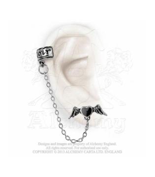 ALCHEMY GOTHIC: Ceur Noir Earring
