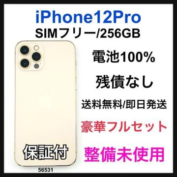 S 100% iPhone 12 Pro 256 GB SIM�t���[�@�{��