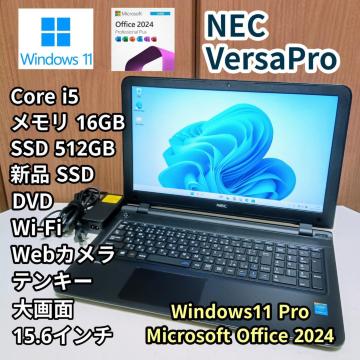 Windows11 m[gp\R Nec VersaPro Corei5 16GB SSD512GB WebJ