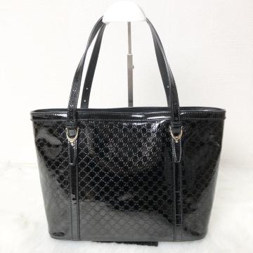 �y���i�zGUCCI �g�[�g�o�b�O �n���h�o�b�O �}�C�N���O�b�`�V�} ���|���\ �� �u���b�N �p�e���g���U�[