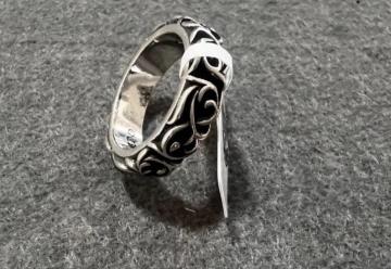 Chrome Hearts �X�N���[���o���h�����O 925�V���o�[ �V�i���g�p �t���i�����@��16��