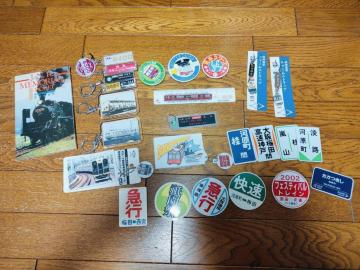 ミニチュア 鉄道 電車 運行標識板 マグネット キーホルダー など まとめ売り