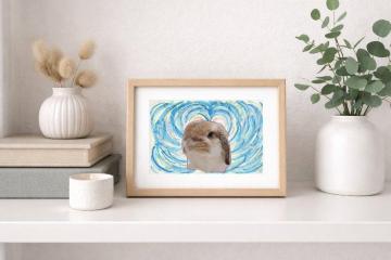 �y�k�����_���z�������̃|�X�g�J�[�h�uLOVE�v�b���Q�̒��ۉ�E���ʃA�[�g�E�C���e���A