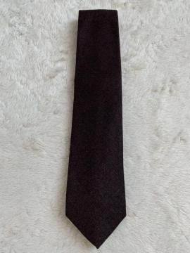 新品 MEROLA メローラ ウールカシミア ネクタイ ダークグレー
