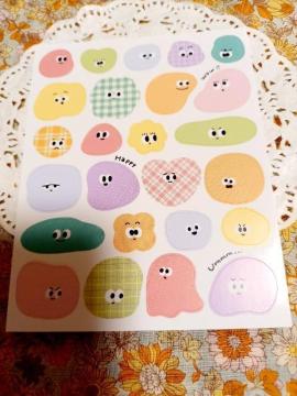 お裾分け☆ゆるフェイスシールシート☆