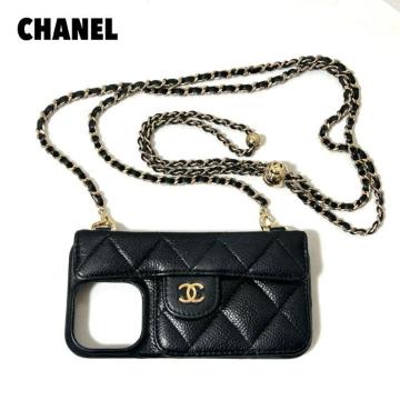 CHANEL �V���l�� iPhone14Pro �P�[�X �`�F�[���V�����_�[