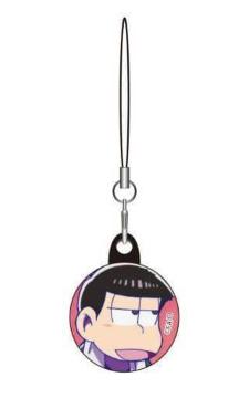 ☆送料無料☆おそ松さん☆カンバッジストラップ☆一松☆新品☆