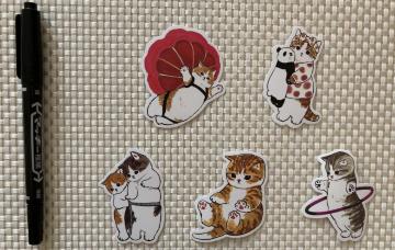 �L �C���X�g �V�[�� �X�e�b�J�[ 5���Z�b�g �~�j���^�[85�~������ ������