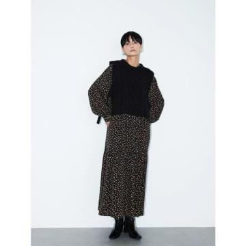 AMERICAN HOLIC★編み目違いケーブルニットベスト/美品