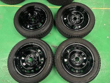 0092447)���Y���ÃX�^�b�h���X�^�C��4�{���R�n�}�A�C�X�K�[�h50�v���X���L��u���b�N�X�`�[���Z�b�g155/65R14��������