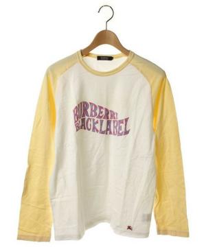 ☆バーバリー ブラックレーベル Tシャツ 長袖/メンズ/3☆白
