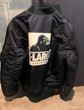 XLARGE/�G�N�X�g�����[�W/MA-1/ALPHA/�A���t�@/�t���C�g�W���P�b�g/�~���^���[/�f�W�^���J��/���o�[�V�u��/LA