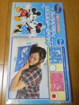 新品〓ディズニー★ハイクオリティ冷え冷えクールマット/ミニー