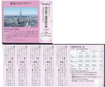 東武AA☆スカイツリー 優待割引券 1枚 30%引 東武鉄道 優待券 枚数変更可