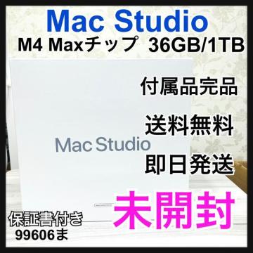 ���J�� Mac Studio M4 Max �`�b�v 36 GB/1 TB �{��