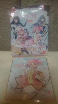 未開封 マギアレコード 魔法少女まどかマギカ外伝 イラスト色紙 鹿目まどか