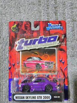 マッスルマシーン 1/64  ニスモ スカイライン  ハコスカレーシング メタリックパープル