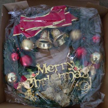 新品 特大 クリスマス リース 約37cm  翌日発送 匿名配送 送料無料