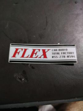FLEX CAR AUDIO TOTAL FACTORY ���S�X�e�b�J�[ �ԍڃI�[�f�B�I�J�X�^���p