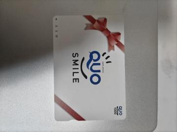 QUO�J�[�h1000�~