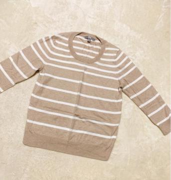 UNIQLO*ニット*ボーダー*ベージュ