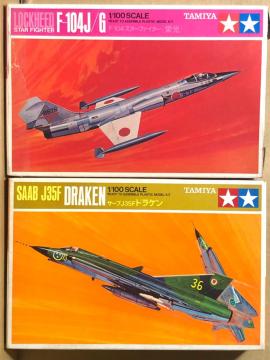 �^�~�� 1/100 �~�j�W�F�b�g�V���[�Y F-104J/G �X�^�[�t�@�C�^�[ & J35F �h���P�� 2�@�Z�b�g