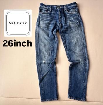 �yMOUSSY�z�_���[�W �e�[�p�[�h�f�j�� �{�^���t���C 26�C���`