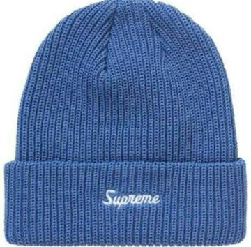 Supreme Loose Gauge Beanie Light Indigo 20fw Vv[ [Y Q[W r[j[