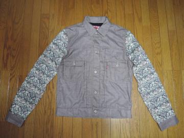 美中古 JUNYA WATANABE MAN ジュンヤワタナベ × Levi's シャツ ジャケット L 中和柄 リーバイス